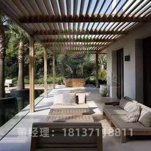 防腐木陽臺走廊